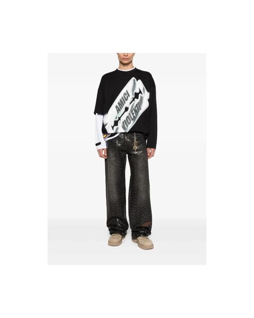 PDF Gray Straight Jeans for men