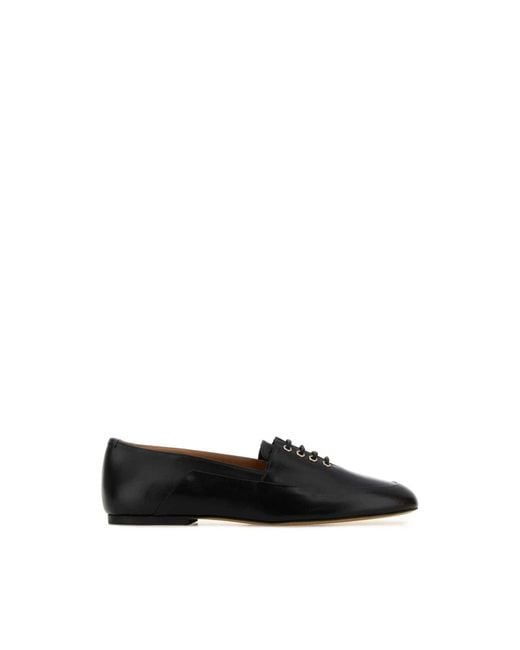 Jil Sander Black Laced Shoes