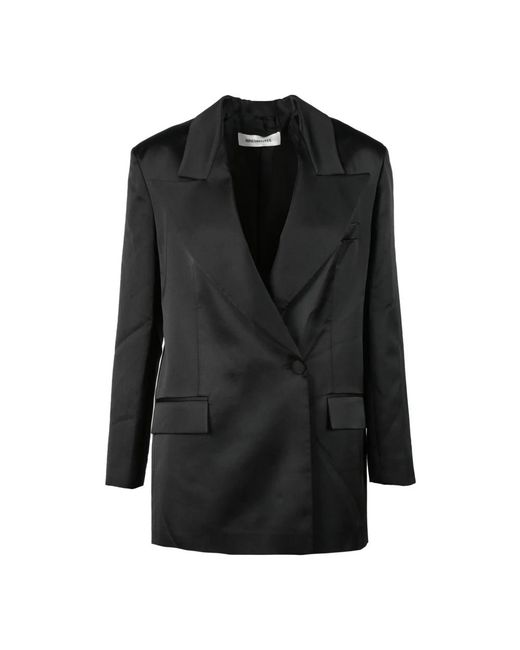 Nineminutes Jassen ,Zwart ,Polyester Jas in het Black