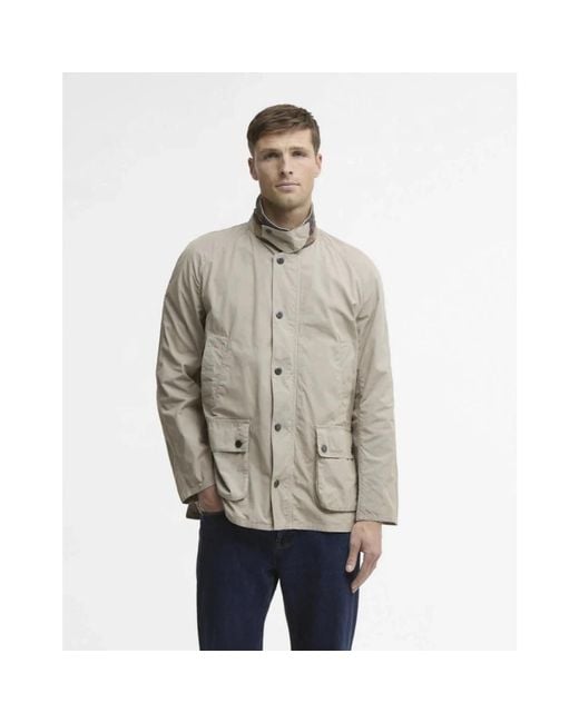 Barbour Gray Light Jackets for men