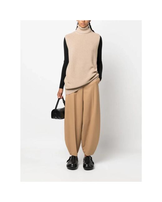 Dries Van Noten Natural Turtlenecks