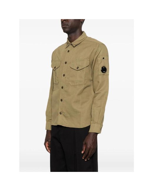 C P Company Green Casual Shirts for men