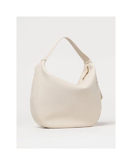 ARMANI EXCHANGE Natural Weiße Halbmond Schultertasche