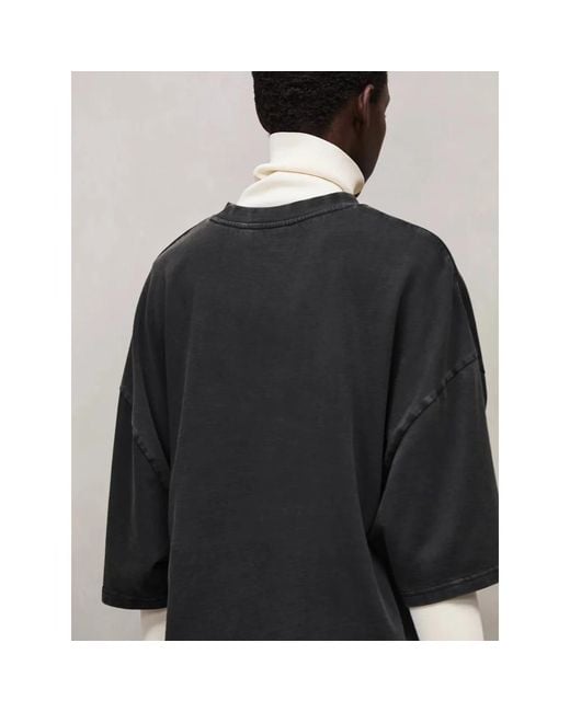 Entire studios Heavy Boxy Tee in het Black voor heren