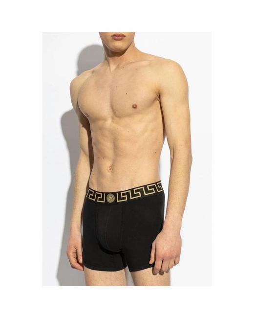 Versace Zwei-Pack Boxershorts in Black für Herren