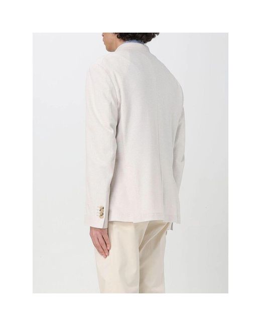 Formal Blazers di Manuel Ritz in Natural da Uomo