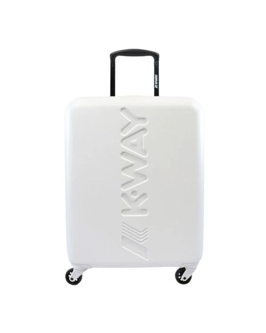 K-Way White Reisekoffer und trolleys