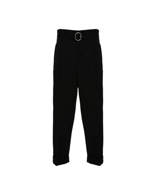 Jil Sander Black Wide Trousers for men