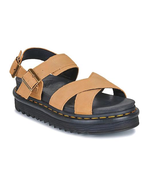 Dr. Martens Blue Flat Sandals