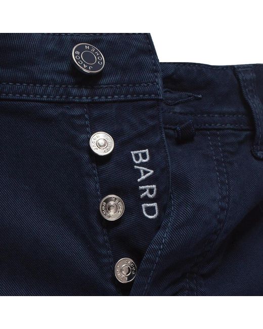 Jacob Cohen Slim fit bard jeans mit besticktem logo in Blue für Herren