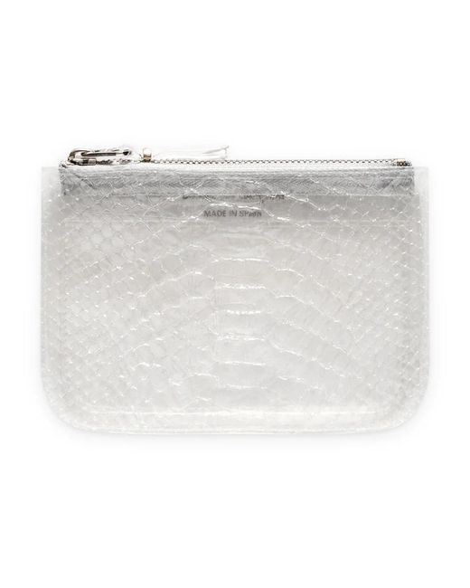 Comme des Garçons White Clutches