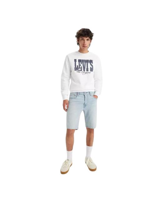 Levi's Blue Denim Shorts for men