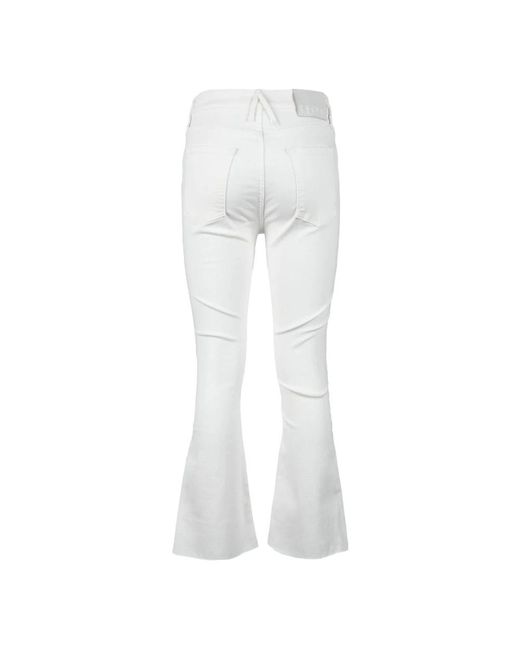 CYCLE Jeans ,Wit ,Katoen Bootcut Jeans in het White