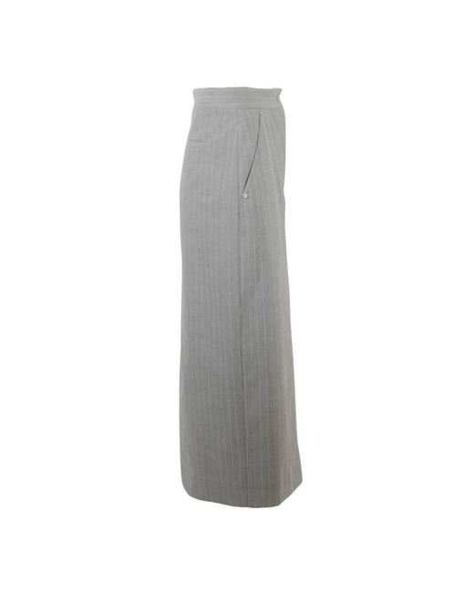 Moschino Gray Midi Skirts