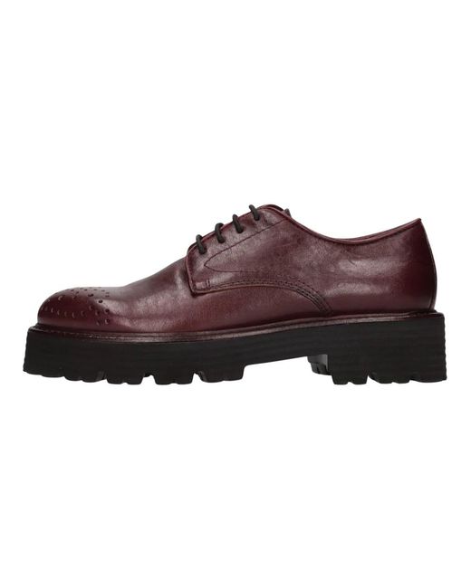Hundred 100 Brown Laced Shoes