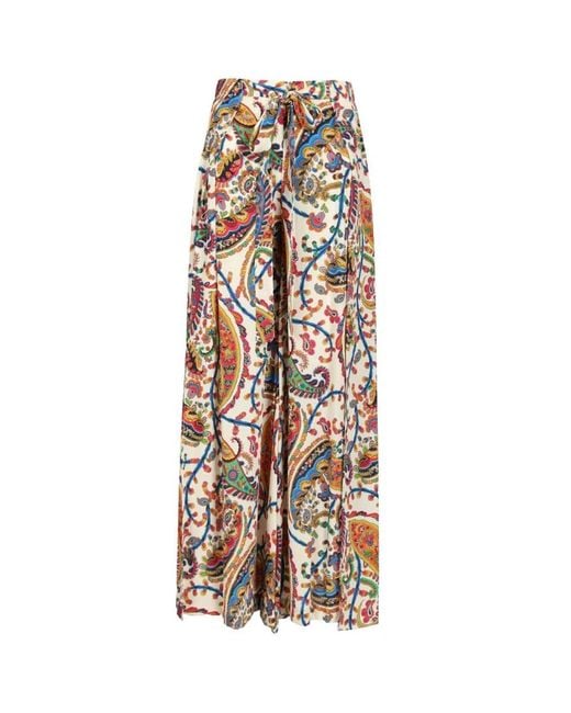 Etro Multicolor Wide Trousers