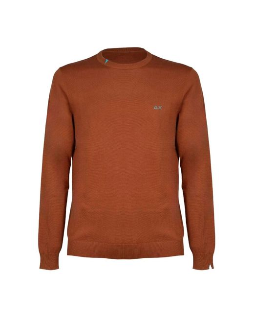 Knitwear > round-neck knitwear Sun 68 pour homme en coloris Brown