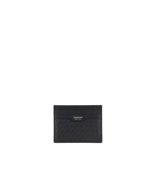 Ferragamo Black Wallets & Cardholders for men
