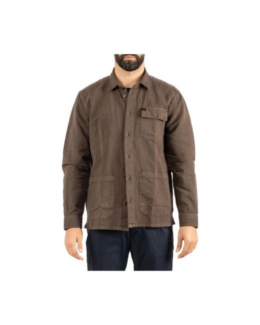 Light Jackets di Fay in Brown da Uomo