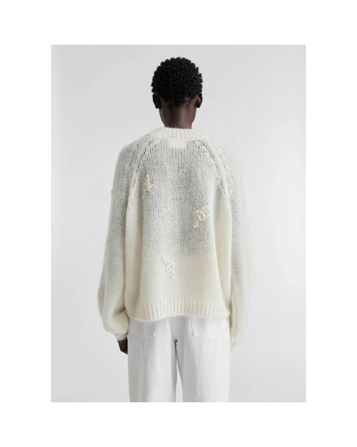 Round-Neck Knitwear Axel Arigato de color White