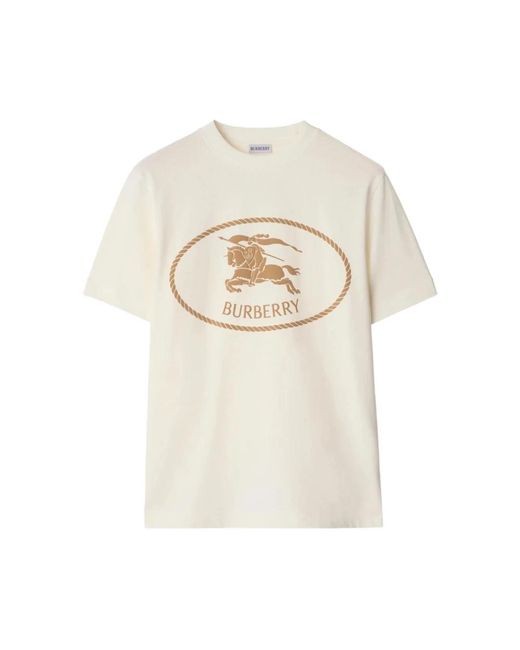 Burberry White T-Shirts & Vests for men