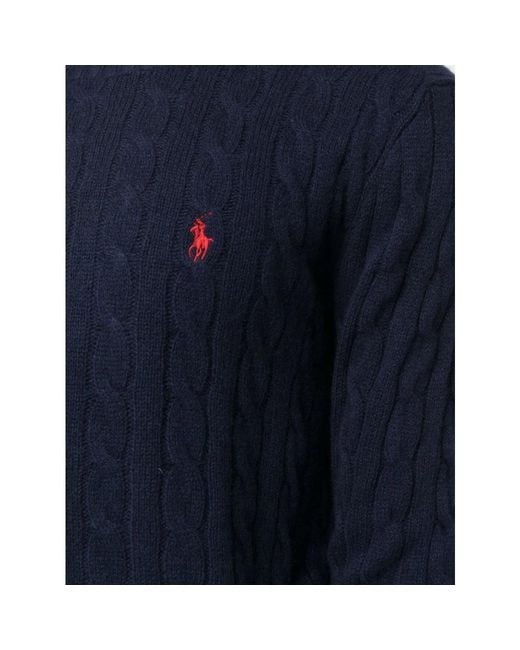 Polo Ralph Lauren Round-Neck Knitwear in het Blue voor heren