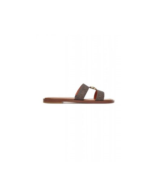 Sliders Michael Kors en coloris Brown