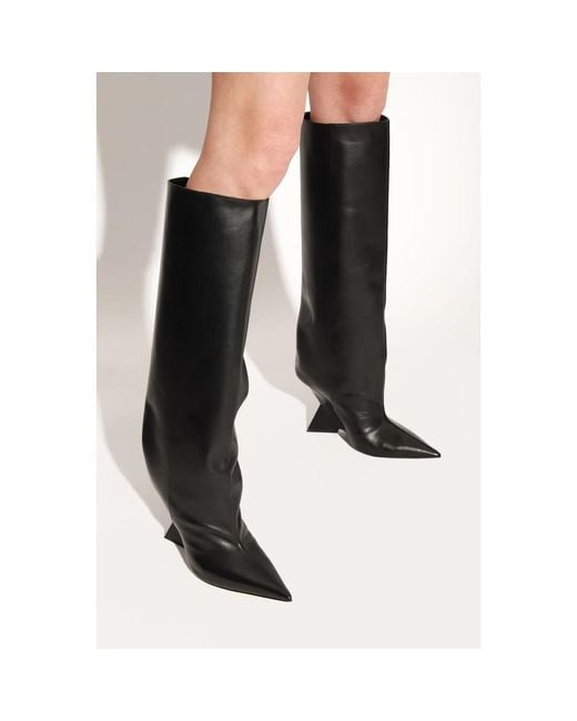 The Attico Black Boots