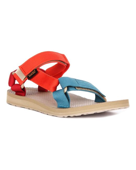 Teva Red Flat Sandals