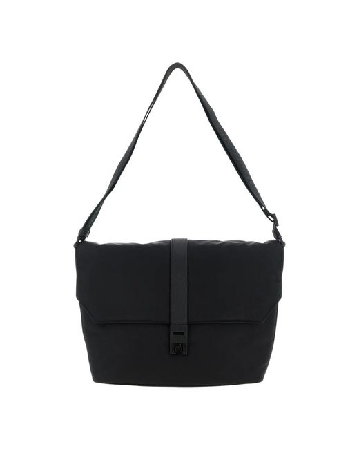Ferragamo Black Cross Body Messenger for men