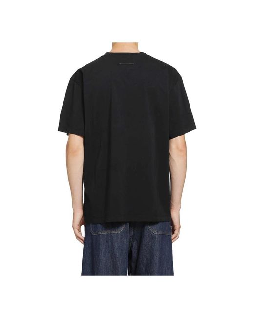 MM6 by Maison Margiela Black T-Shirts for men
