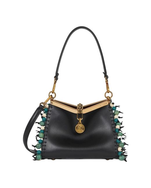 Etro Black Shoulder Bags