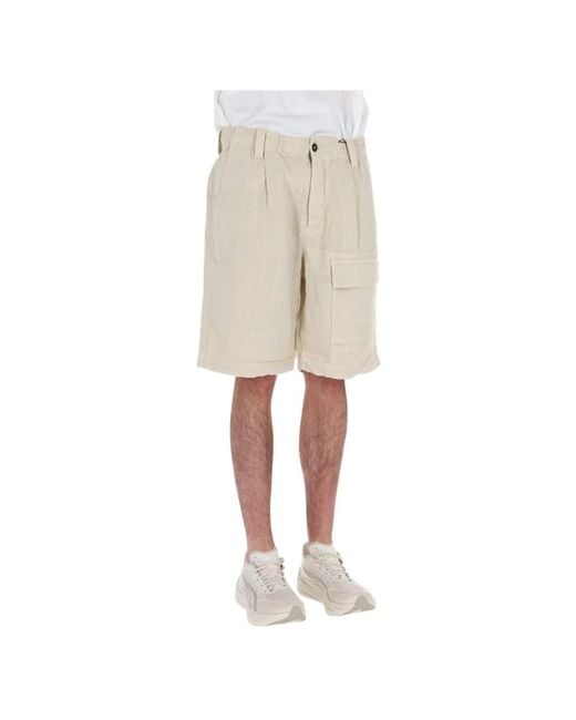 C P Company Natural Casual Shorts for men