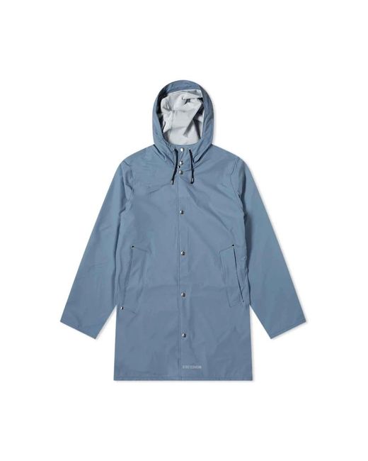 Stutterheim Lichtgewicht Ash Blauwe Regenjas in het Blue voor heren