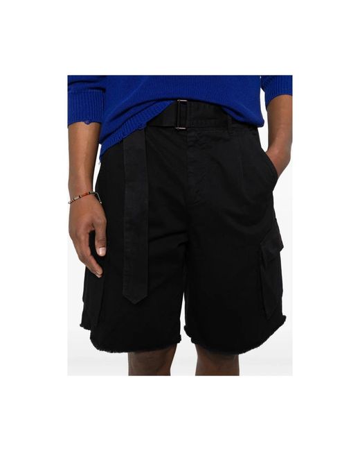 Laneus Black Casual Shorts for men