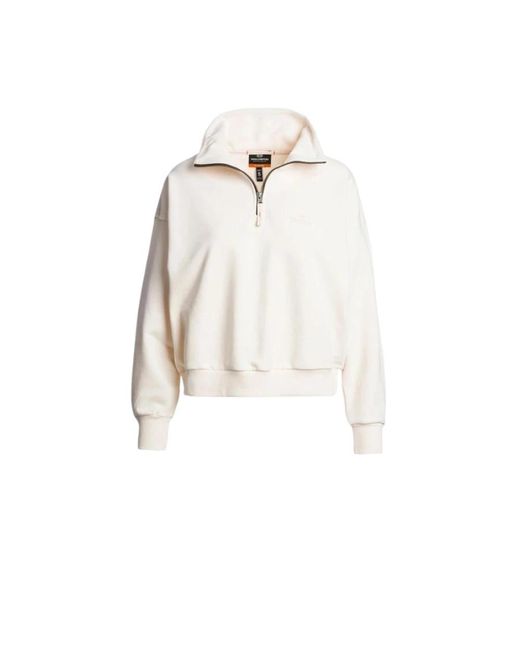 Parajumpers Zip-Throughs in het White