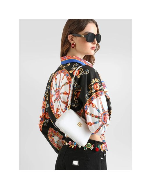Dolce & Gabbana White Handytasche