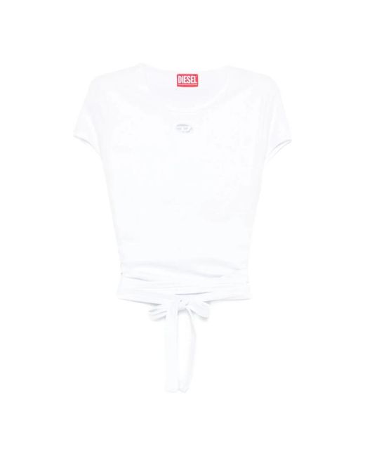 DIESEL White T-Shirts