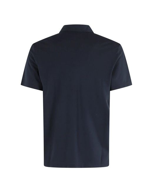 Altea Blaues Skipper Ice Baumwoll-Poloshirt in Blue für Herren