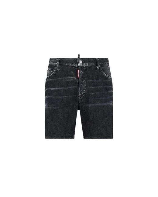 DSquared² Blue Denim Shorts for men