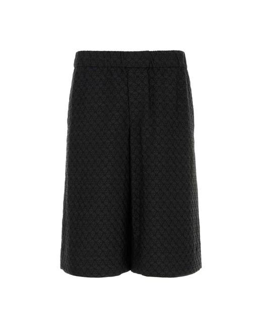 McQueen Black Bermudas for men
