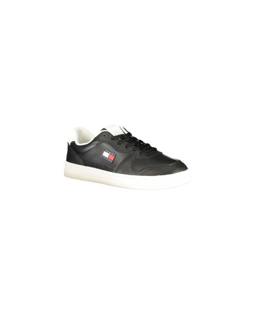 Tommy Hilfiger Black Sneakers