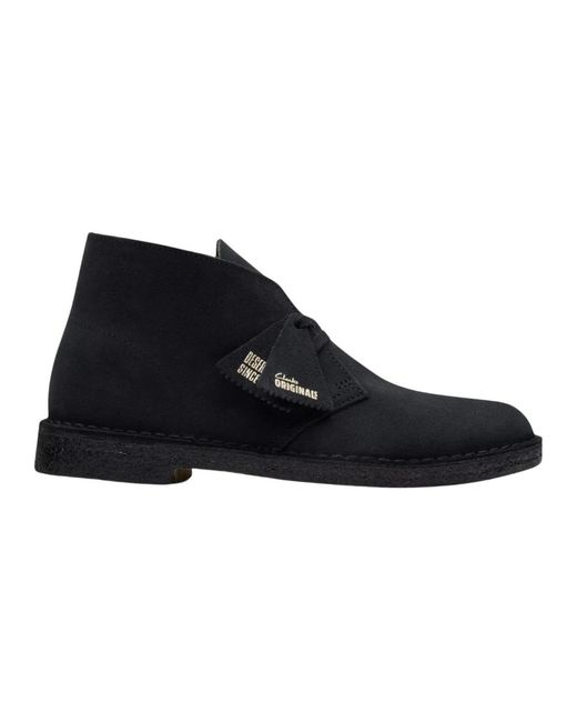 Clarks Blue Lace-Up Boots for men