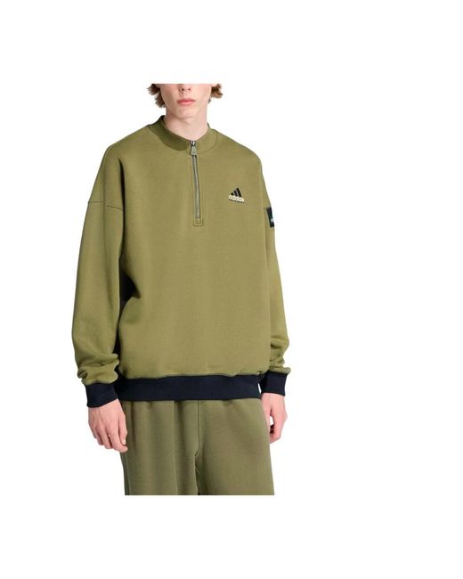 Adidas Green Zip-Throughs for men