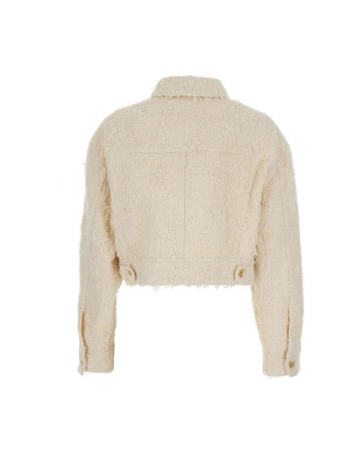 Brunello Cucinelli Natural Faux Fur & Shearling Jackets