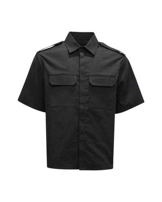 Neil Barrett Black Short Sleeve Shirts for men