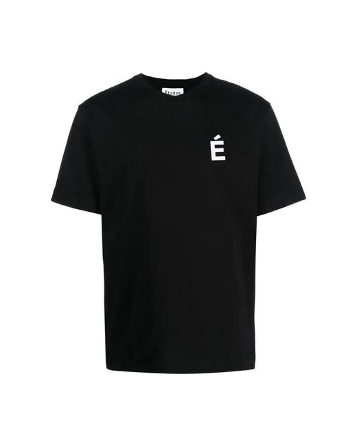 Magliette in cotone biologico con logo di Etudes Studio in Black da Uomo