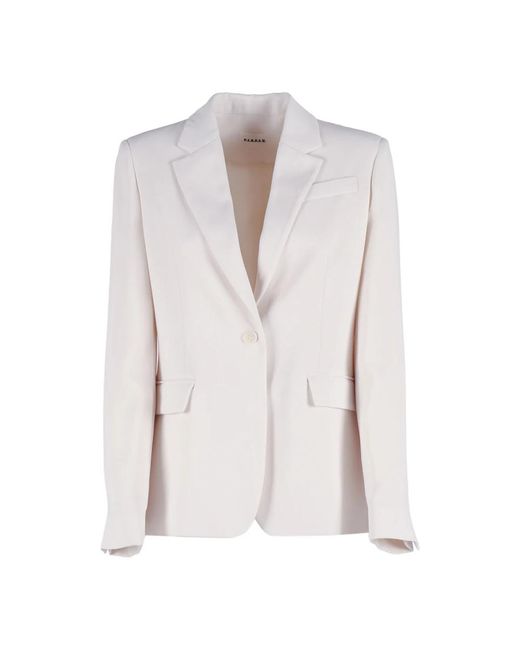 P.A.R.O.S.H. Giacca Monopetto in het White