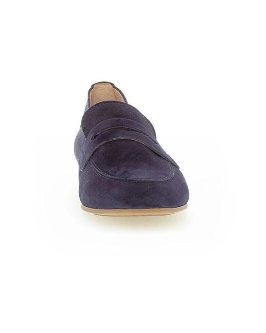 Gabor Blue Slip-On Loafer