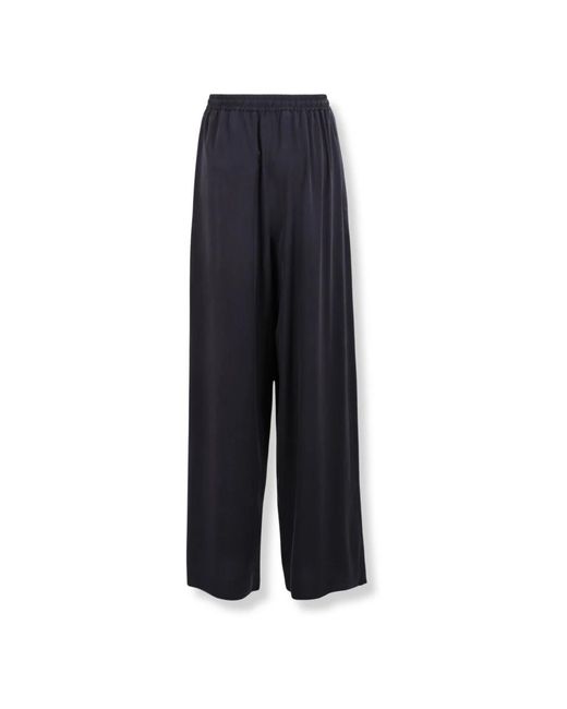 Wide Trousers Max Mara de color Blue